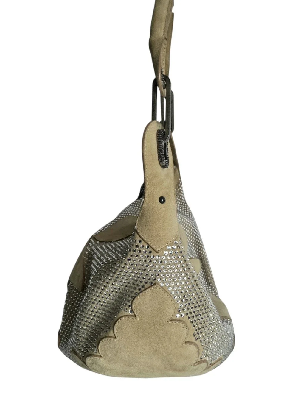 Jimmy Choo Grant Hobo With Swarovski Crystals